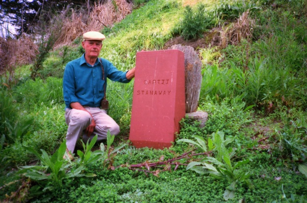 Grave site and James